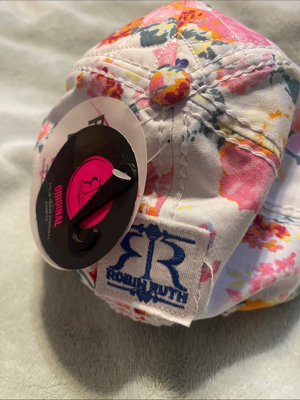 Robin Ruth Floral Quilted Cap - Picture 2 of 3